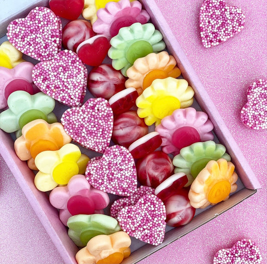 Heart / Flower Themed Pick 'n' Mix Boxes